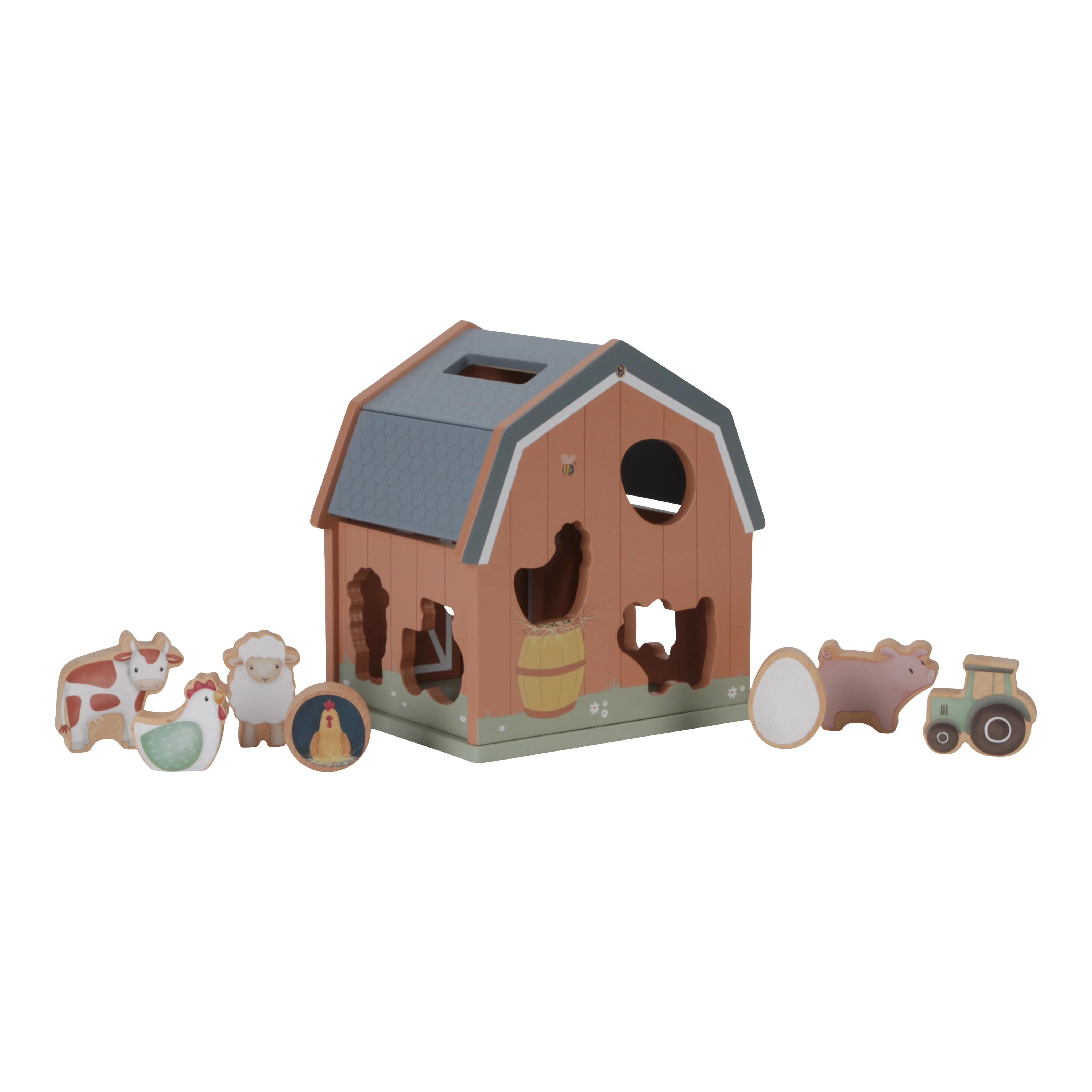 Wooden Shape Sorter - Little Farm - Image 3