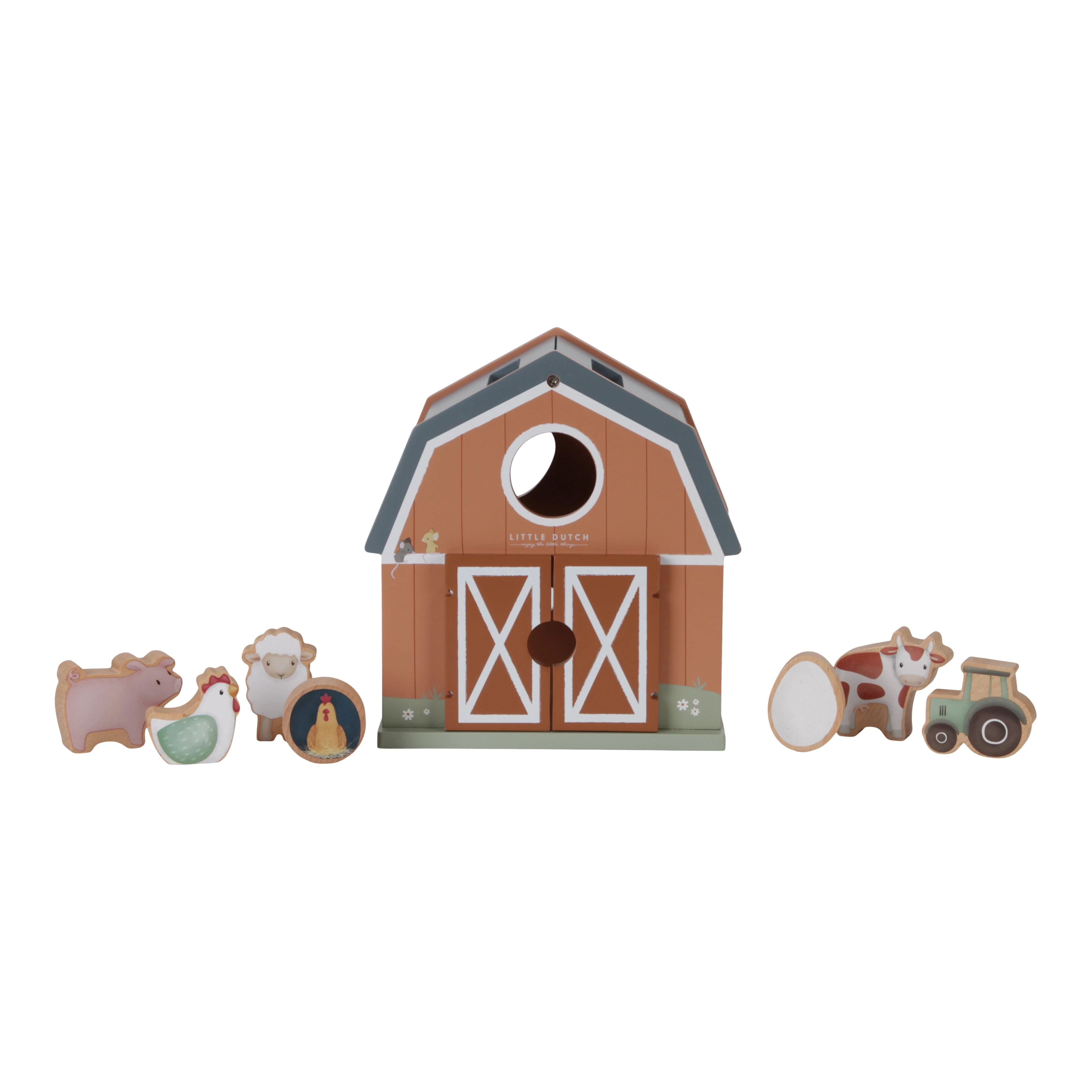 Wooden Shape Sorter - Little Farm - Image 5