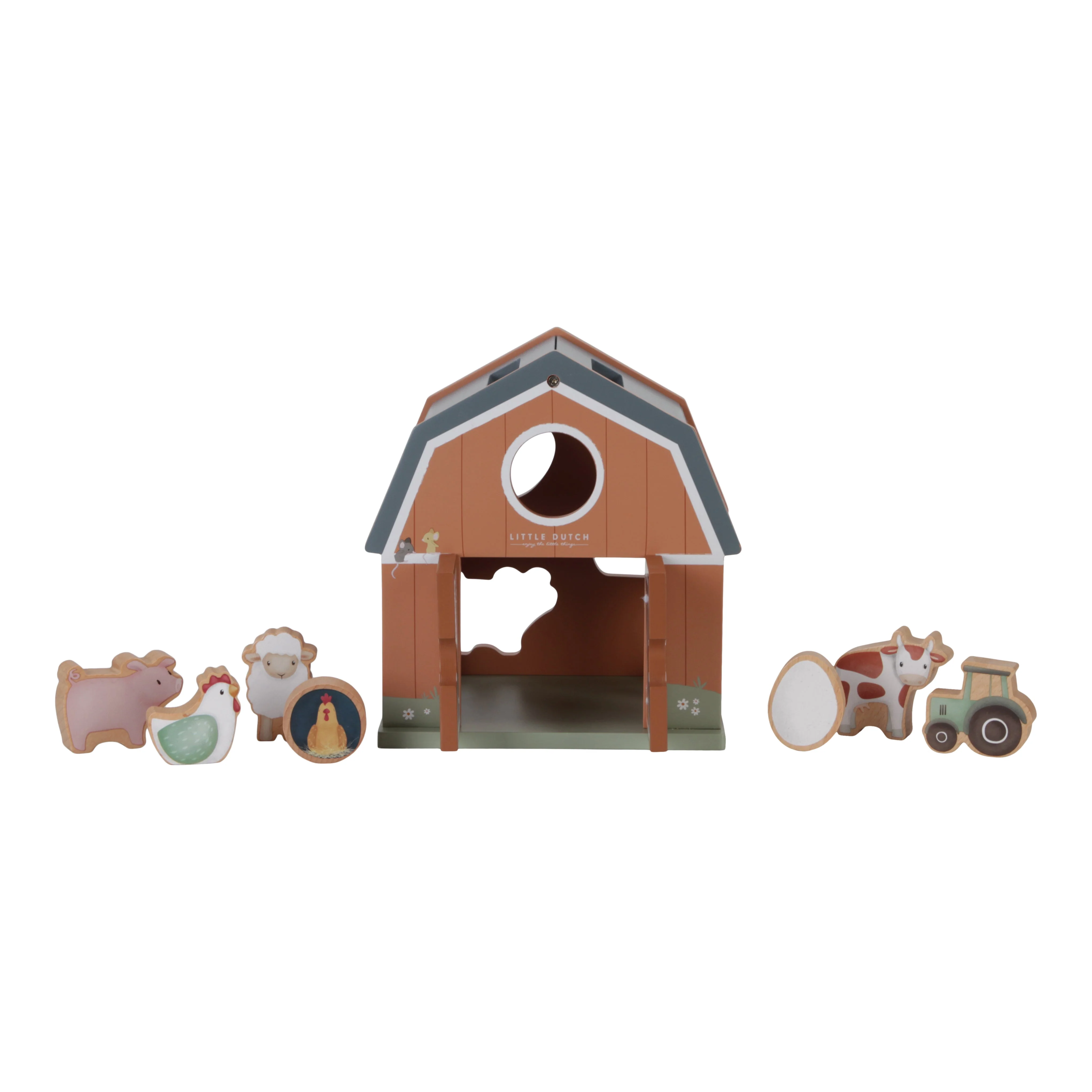 Wooden Shape Sorter - Little Farm - Image 6