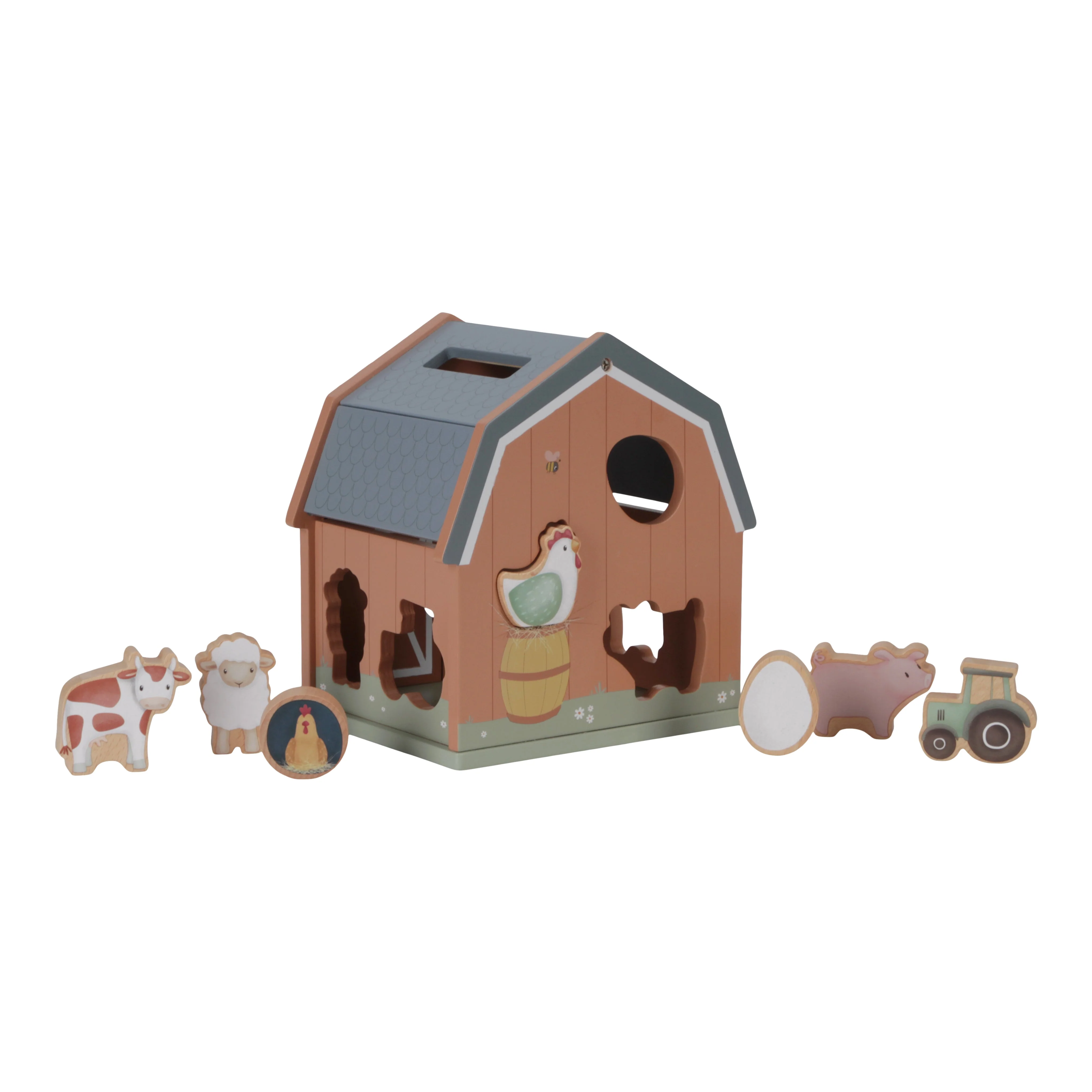 Wooden Shape Sorter - Little Farm - Image 9