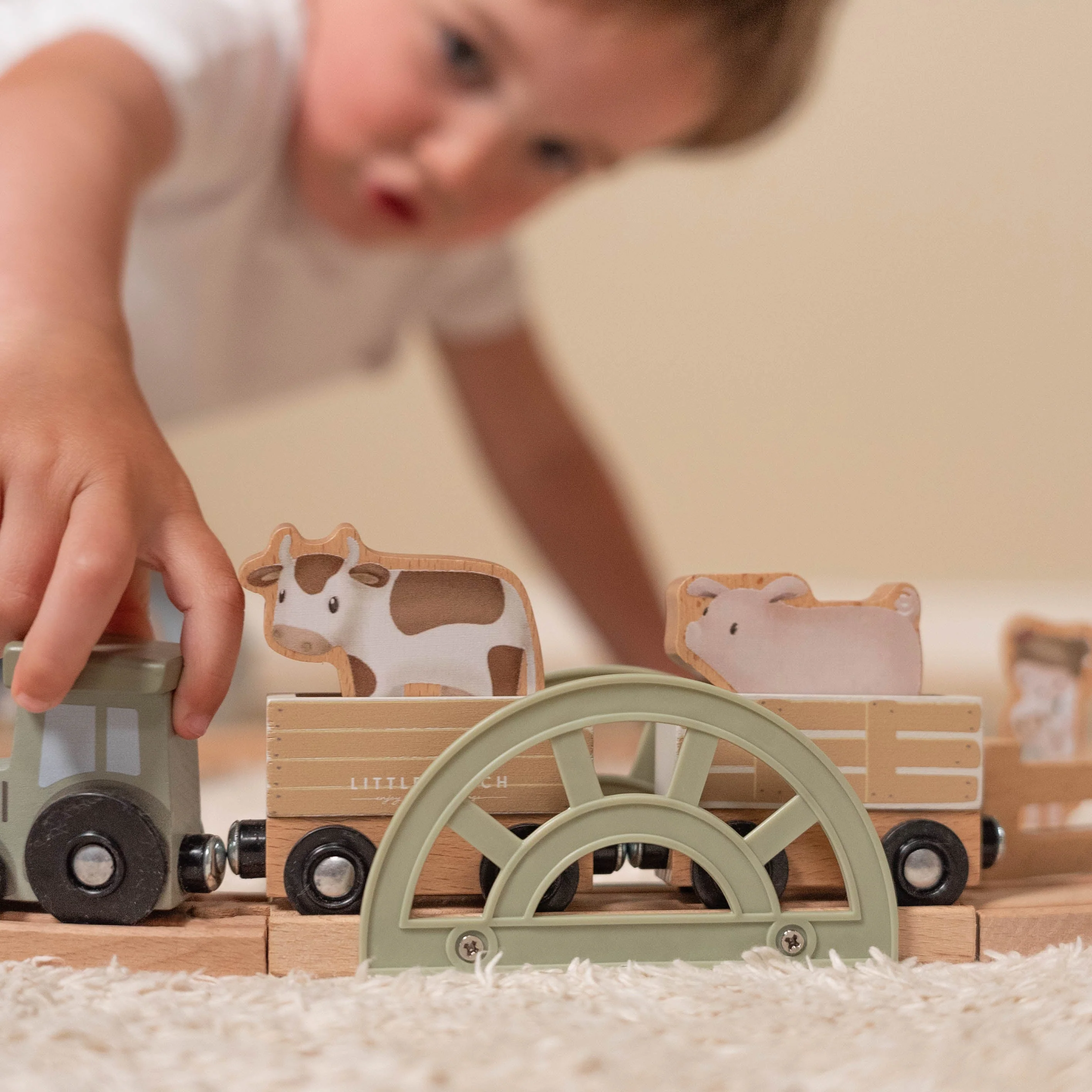 Wooden Train Track Set - Image 3